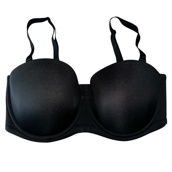 Wacoal Other - 40DDD Elegant Satin Black Bra Plus Size Lingerie Bridal Date Dancer Model
